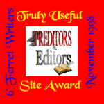 Preditors & Editors Truly Useful Site Award